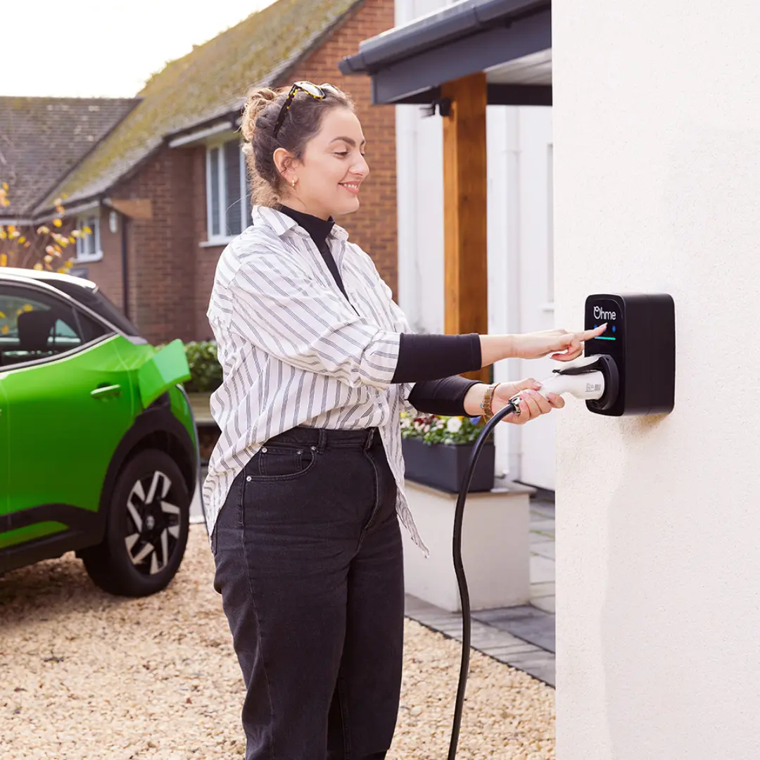 Smart electric car charger